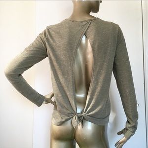 VS Sport Open Back Long Sleeve Tee